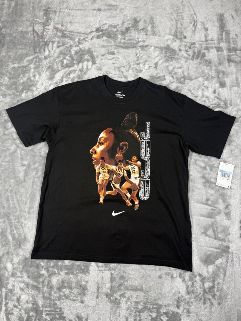 New Nike Shirt Mens Medium Black USC Trojans Juju Basketball Tee